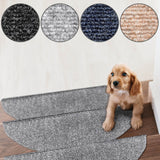 Stufenmatten REESE - robuste Textilfaser - Halbrund | Grau