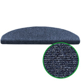 Stufenmatten REESE - robuste Textilfaser - Halbrund | Blau