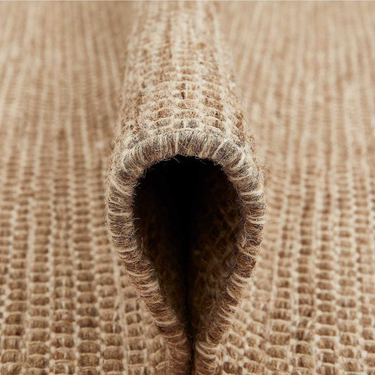 Wollteppich "Hamnen" - taupe