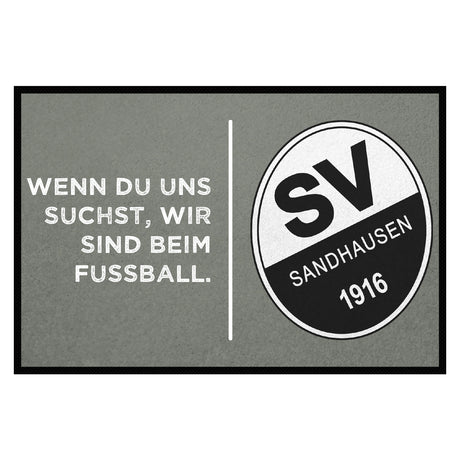 SVS FANMATTE - Wir sind beim Fußball | Nebel/Weiß