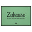 Fußmatte HOME STYLE - Design "Zuhause ist da, wo die Liebe wohnt"