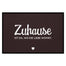 Fußmatte HOME STYLE - Design "Zuhause ist da, wo die Liebe wohnt"
