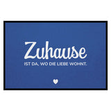 Fußmatte HOME STYLE - Design "Zuhause ist da, wo die Liebe wohnt"