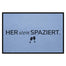 Fußmatte HOME STYLE - Design "Her Wein Spaziert"