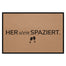 Fußmatte HOME STYLE - Design "Her Wein Spaziert"