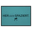 Fußmatte HOME STYLE - Design "Her Wein Spaziert"
