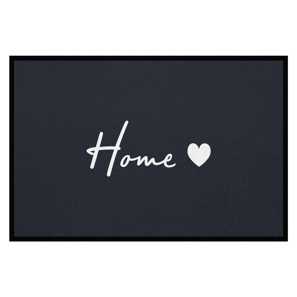 Fußmatte HOME STYLE - Design Home ♡ | Anthrazit/Weiß