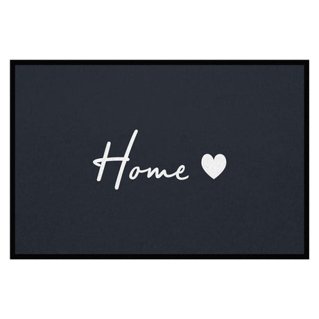 Fußmatte HOME STYLE - Design Home ♡ | Anthrazit/Weiß