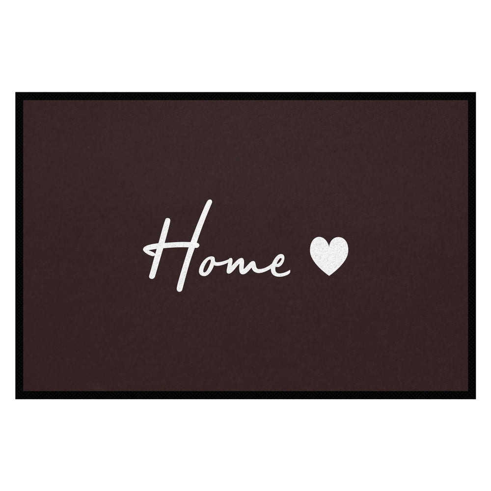 Fußmatte HOME STYLE - Design Home ♡ | Kastanie/Weiß