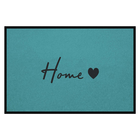Fußmatte HOME STYLE - Design Home ♡ | Seegrün/Schwarz